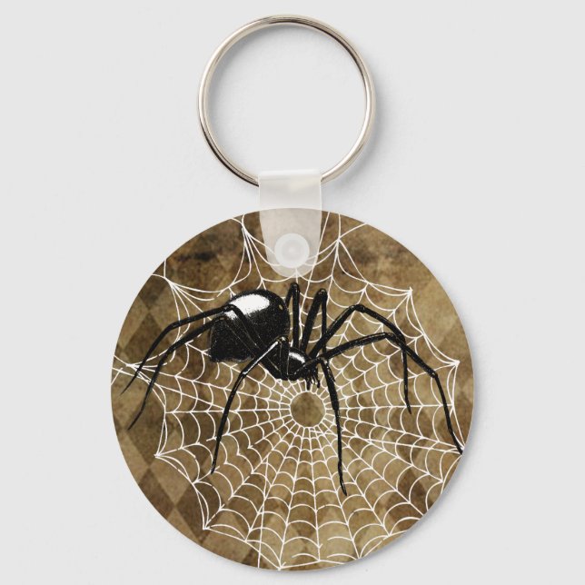 Black Widow Keychain (Front)
