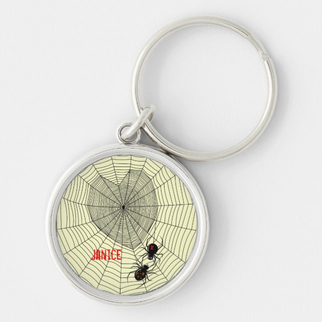 Black Widow Keychain (Front)