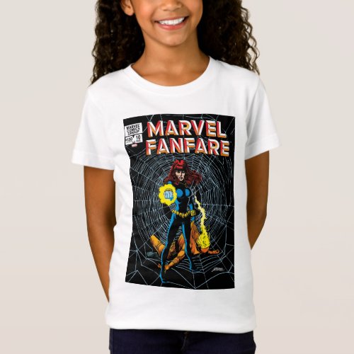 Black Widow Marvel Fanfare T_Shirt