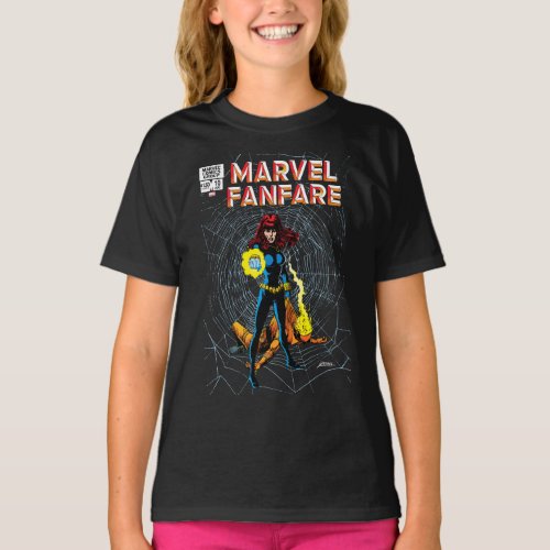 Black Widow Marvel Fanfare T_Shirt