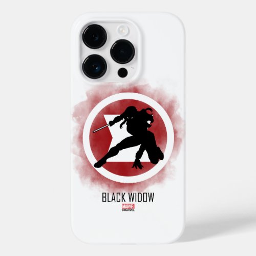 Black Widow Over Watercolor Icon Case_Mate iPhone 14 Pro Case