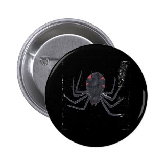 Black Widow Pinback Button
