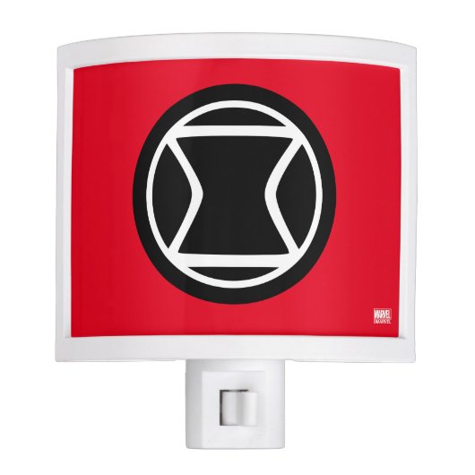 Black Widow Retro Icon Night Light (Front)
