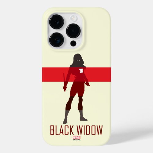 Black Widow Silhouette Color Block Case_Mate iPhone 14 Pro Case
