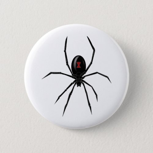 Black WIdow Spider Button