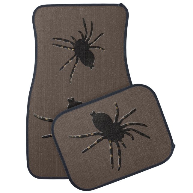 Black Widow Spider  Car Floor Mat (Set)