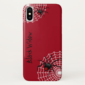 Black Widow Spider iPhone X Case
