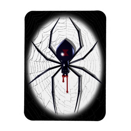 Black Widow Spider Flexible Magnets
