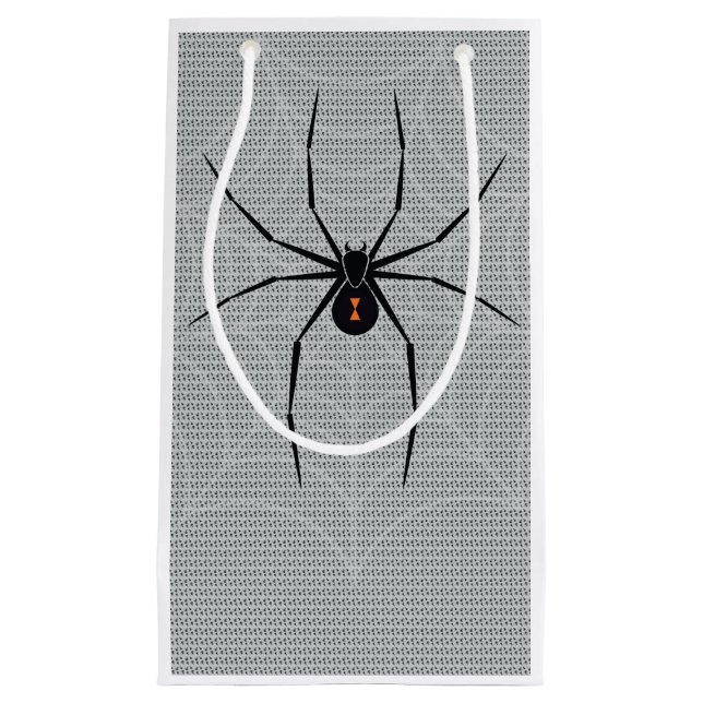Black Widow Spider Gift Bag (Front)