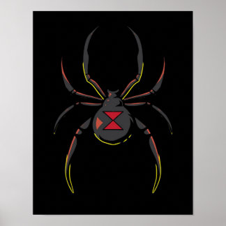 Black Widow Spider Gift | Spider Lovers Poster