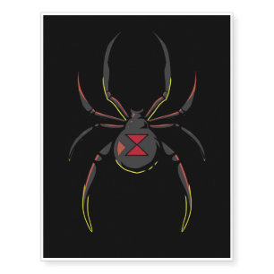 Black Widow Spider Gift Spider Lovers Temporary Tattoos