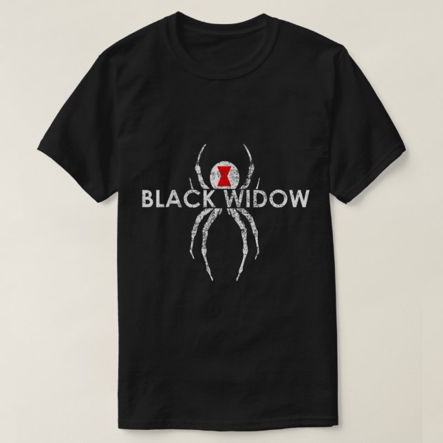 Black Widow Spider Gift  T-Shirt (Design Front)