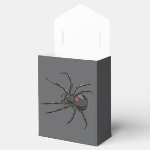 Black Widow Spider Original Drawing Art Favor Boxes