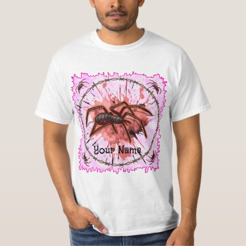 Black Widow Spider T_Shirt