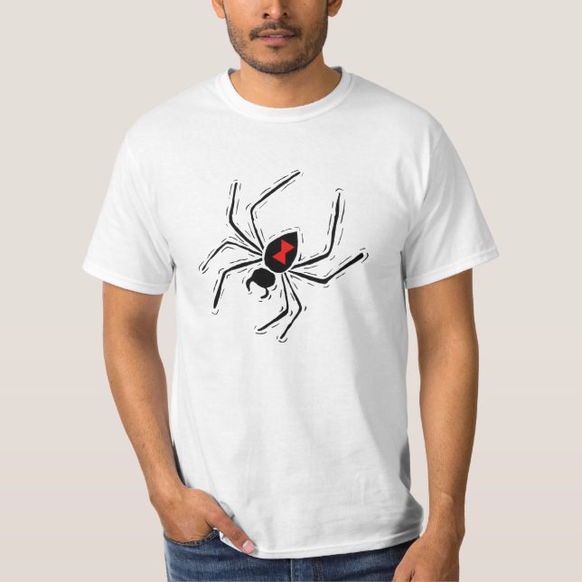 Black Widow Spider T-Shirt 2 (Front)