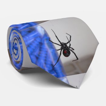 Black Widow Spider Tie by Delights at Zazzle