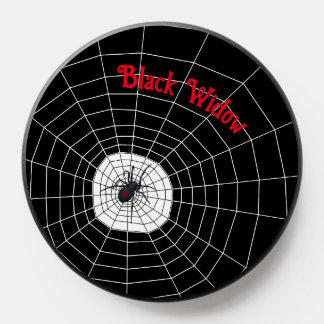 Black Widow Spider Web PopSocket
