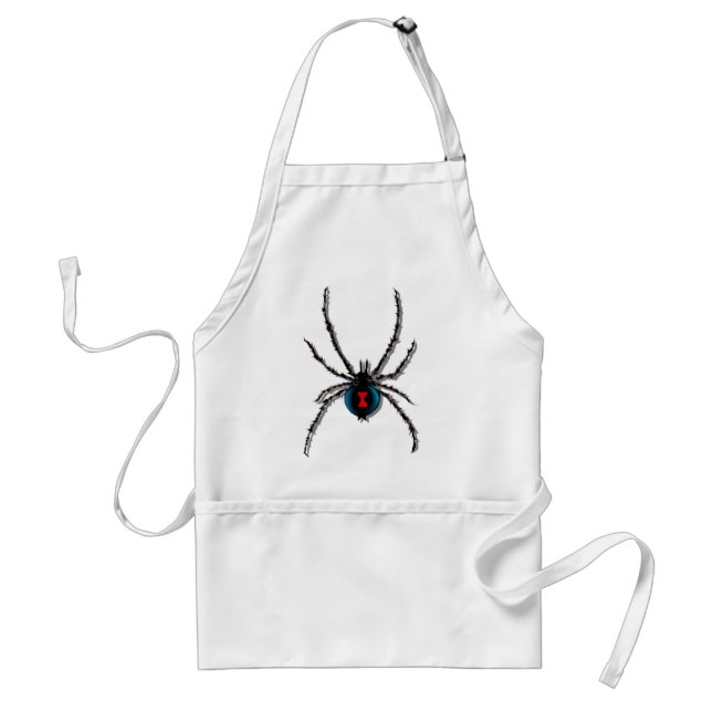 Black Widow SpiderApron Adult Apron (Front)