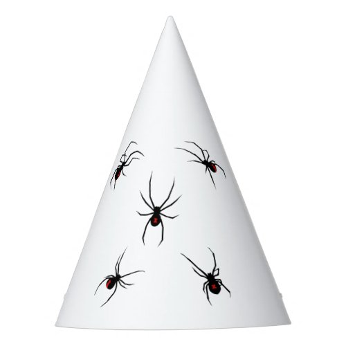 Black Widow Spiders Party Hat
