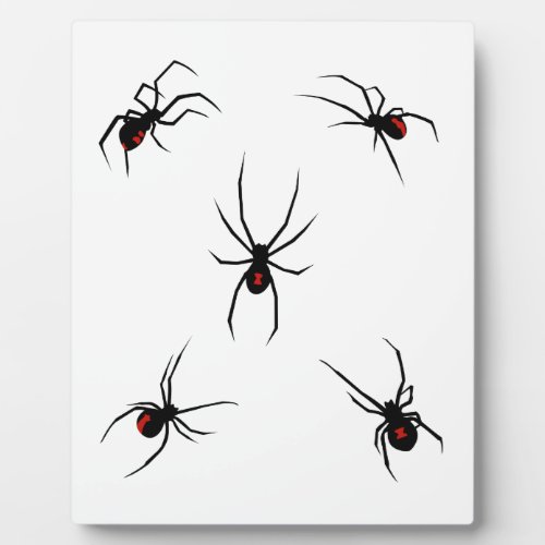 Black Widow Spiders Plaque