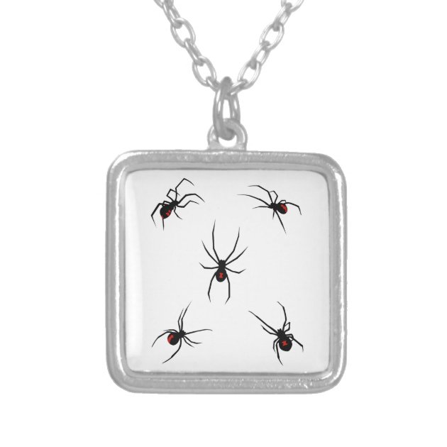 Hand-made 'Black Widow' Spider Necklace by ScarletMoon-98 on DeviantArt