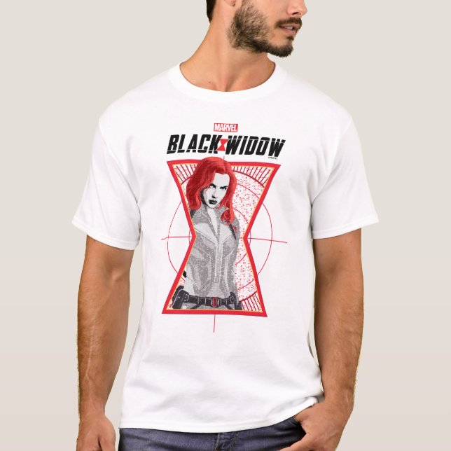 Black Widow Target Logo T-Shirt (Front)