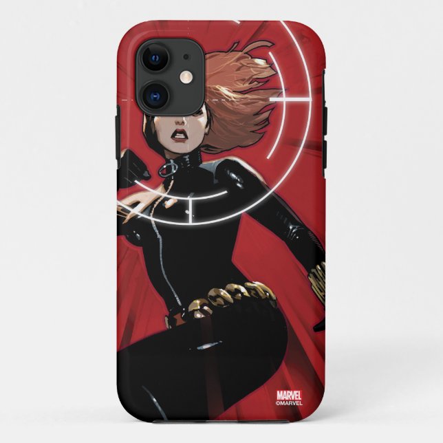 Black Widow Targeted Case-Mate iPhone Case (Back)