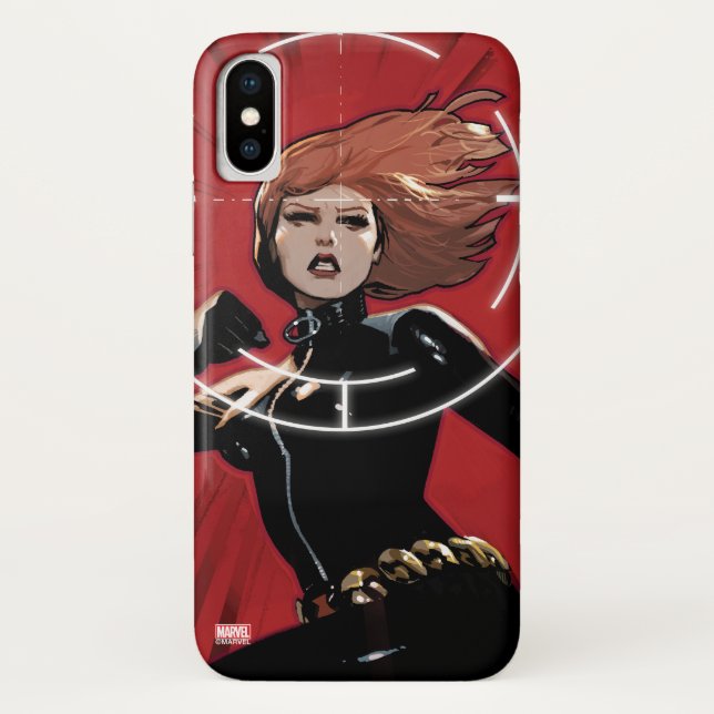 Black Widow Targeted Case-Mate iPhone Case (Back)