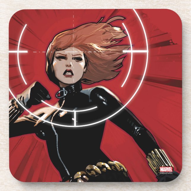 Black Widow Targeted Coaster (Front)