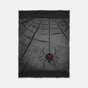Black Widow Web Fleece Blanket
