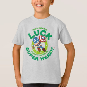 Black Widow "Who Needs Luck" T-Shirt