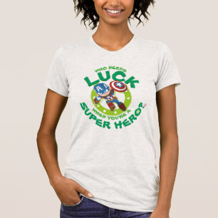 Black Widow "Who Needs Luck" T-Shirt