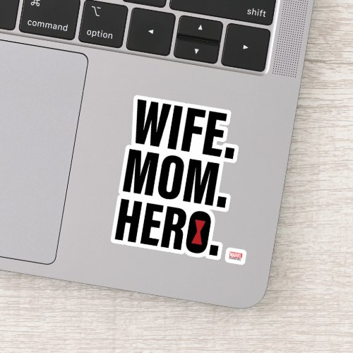 Black Widow  Wife Mom Hero Sticker