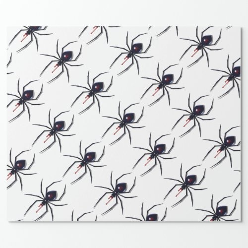 Black Widow Wrapping Paper