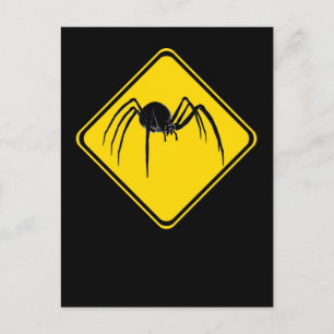 Black Widow Xing! Postcard