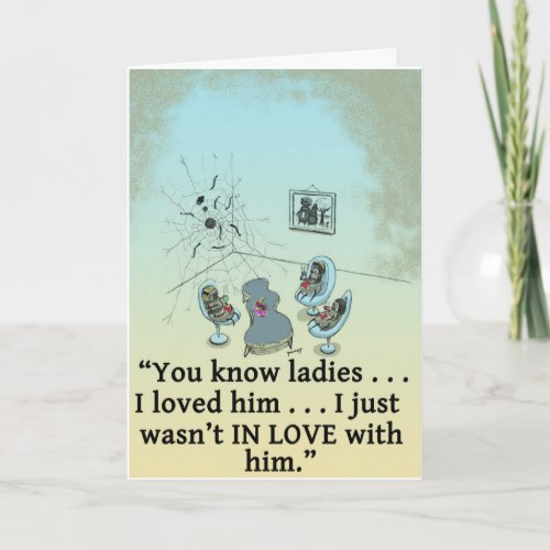 Black Widows Greeting Card