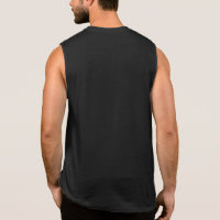 Black Wife Beater Sleeveless Shirt