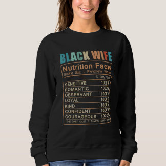 Black Wife Definition Sweatshirt