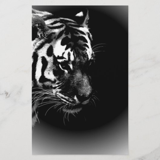 Black & Wild Tiger Head (Front)