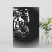 Black & Wild Tiger Head (Standing Front)