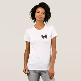 Black Winged Halo Heart T-Shirt