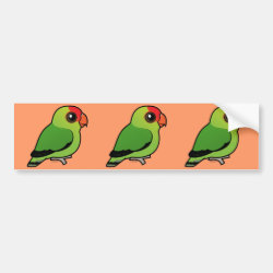Black-winged Lovebird Bumper Sticker