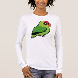 Black-winged Lovebird Women's Basic Long Sleeve T-Shirt
