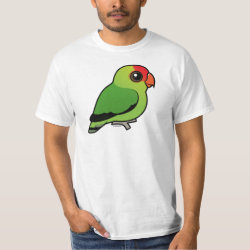 Black-winged Lovebird Men's Crew Value T-Shirt
