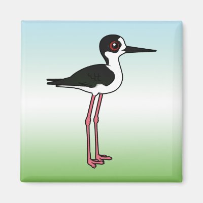 Black-winged Stilt Magnet