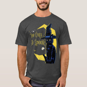 Black Witch Cat Antidepressant Morningstar Too Cut T-Shirt