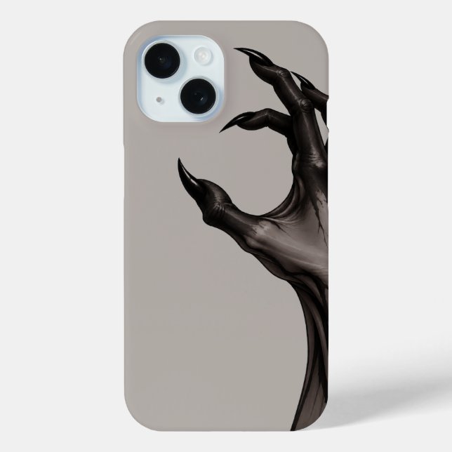Black Witch Hand Gothic Phone Case (Back)