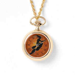 Black Witch - Orange Halloween Watch