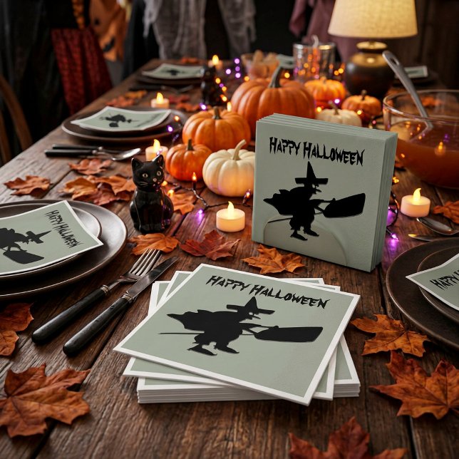 Black Witch Paper Napkins (Creator Uploaded)