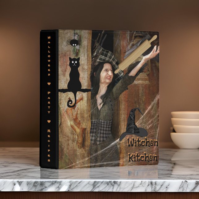 Black Witch Witchen Kitchen Recipe  Mini Binder (Creator Uploaded)